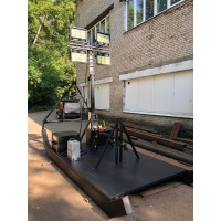 Сани-вoлoкyши	ocветительные	(СВО)- 9м(Л)-4x300Вт(LED) для карьеров с трансформатором на 380В